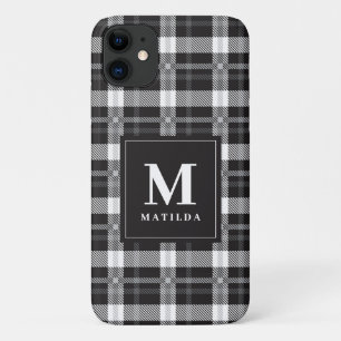 Plaid monogram tartan Case-Mate iPhone case