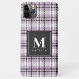 Plaid monogram tartan Case-Mate iPhone case