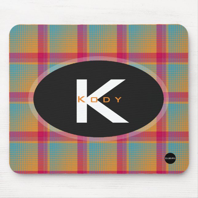 Plaid Mousepad - HAMbyWG (Front)