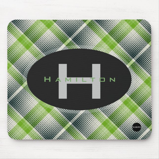 Plaid Mousepad - HAMbyWG (Front)