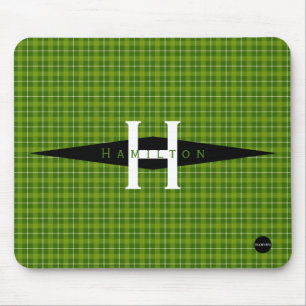 Plaid Mousepad - HAMbyWG - Green
