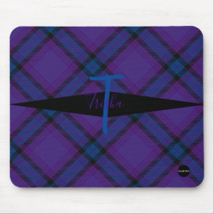 Plaid Mousepad - HAMbyWG - Purple and Blue