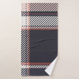 Plaid or tartan vintage is background or texture i bath towel