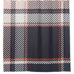 Plaid or tartan vintage is background or texture i shower curtain