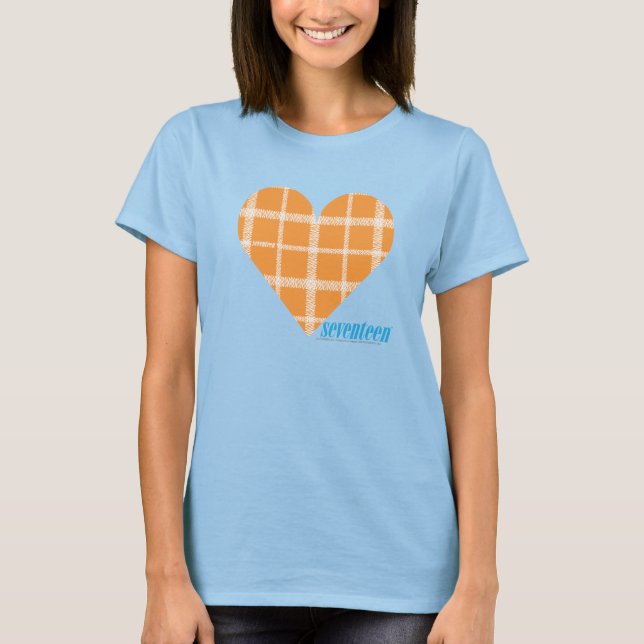 Plaid Orange 4 T-Shirt (Front)