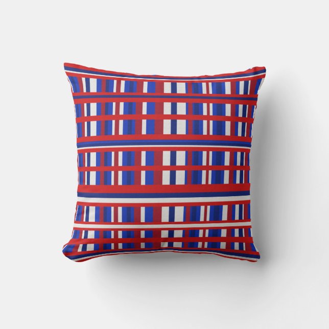 Plaid Patriot Cushion (Front)