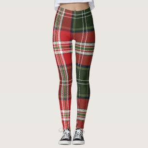 Plaid Pattern Leggings