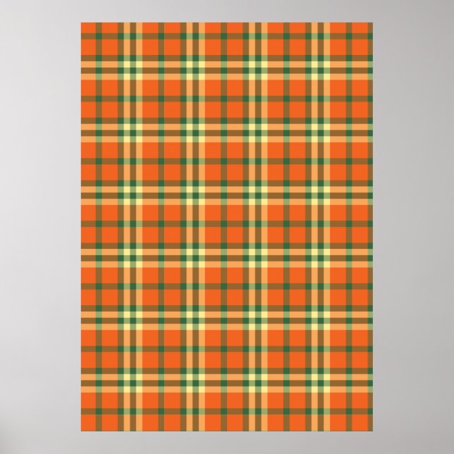 Plaid pattern poster (Front)