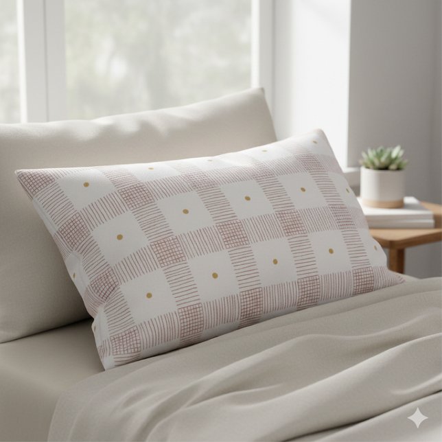 Plaid Pencil Strokes Pillowcase (Creator Uploaded)