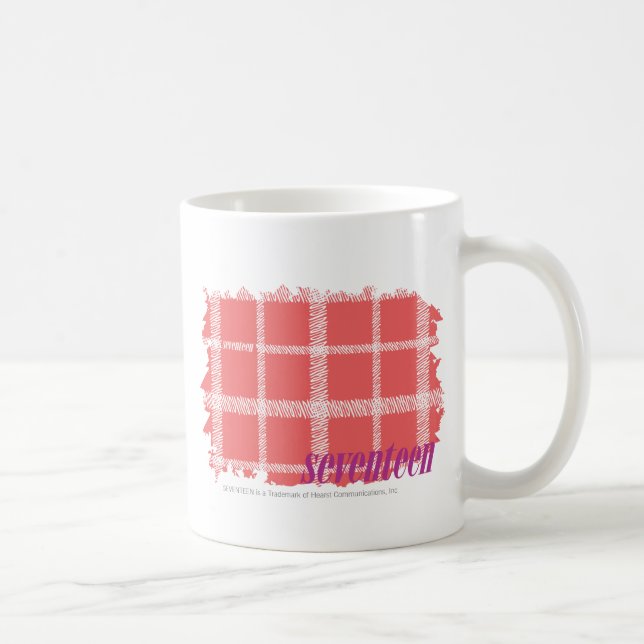 Plaid Pink 2 Coffee Mug (Right)