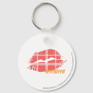 Plaid Pink Key Ring