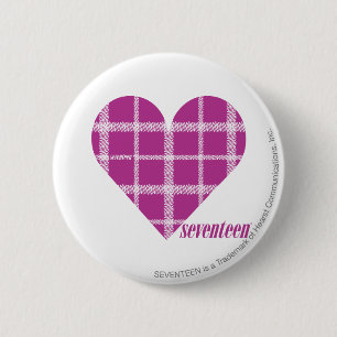 Plaid Purple 2 6 Cm Round Badge