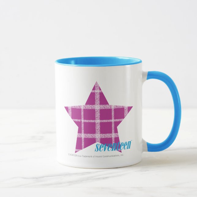 Plaid Purple 3 Mug (Right)