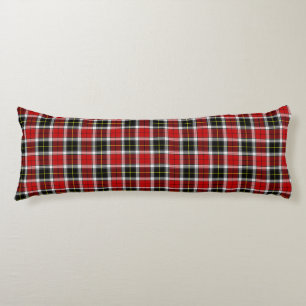 Plaid Red Brown Checks Pattern-52626 Body Cushion