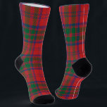 Plaid Red Green Check Tartan Socks<br><div class="desc">Complete your gifting needs with this cute plaid clan Grant tartan pattern socks for back to school,  or any special occasion including birthdays,  anniversaries,  holidays</div>