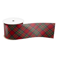 Plaid Red Green Clan Stewart Check Tartan