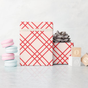 Plaid Red Wrapping Paper