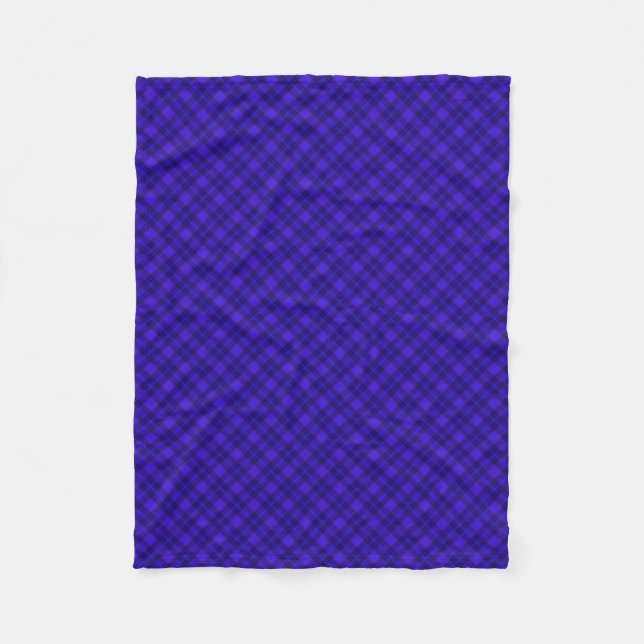 Plaid retro fleece blanket (Front)