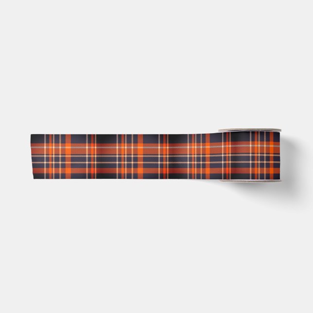 Plaid Ribbon Satin Ribbon (Front)