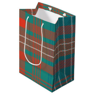 Plaid Rustic Elegant Wilson Tartan Medium Gift Bag