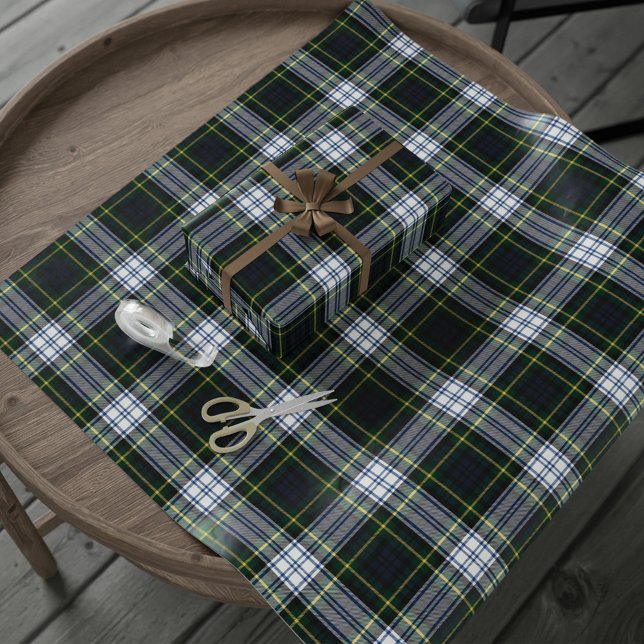 Plaid Rustic Holiday Clan Gordon Tartan Wrapping Paper (Plaid Clan Gordon Tartan Wrapping Paper)