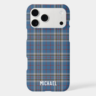 Plaid Rustic Thompson Blue Grey Check Tartan