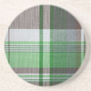 Plaid Sandstone Coaster