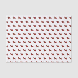 Plaid Scottie Dog Tissue Paper