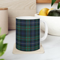 Plaid Scottish Clan Robertson Green Purple Check