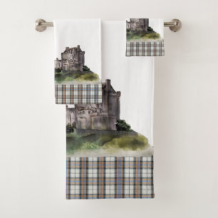 Plaid Scottish Patterns  Bath Towel Set