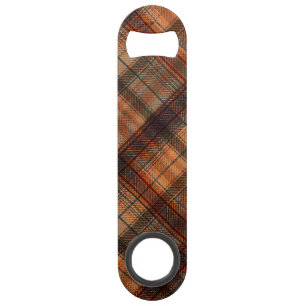Plaid Scottish tartan brown orange black classic
