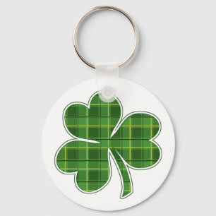 PLAID SHAMROCK - keychain