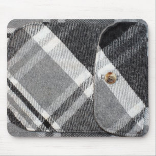 Plaid Shirt Mouse Pad