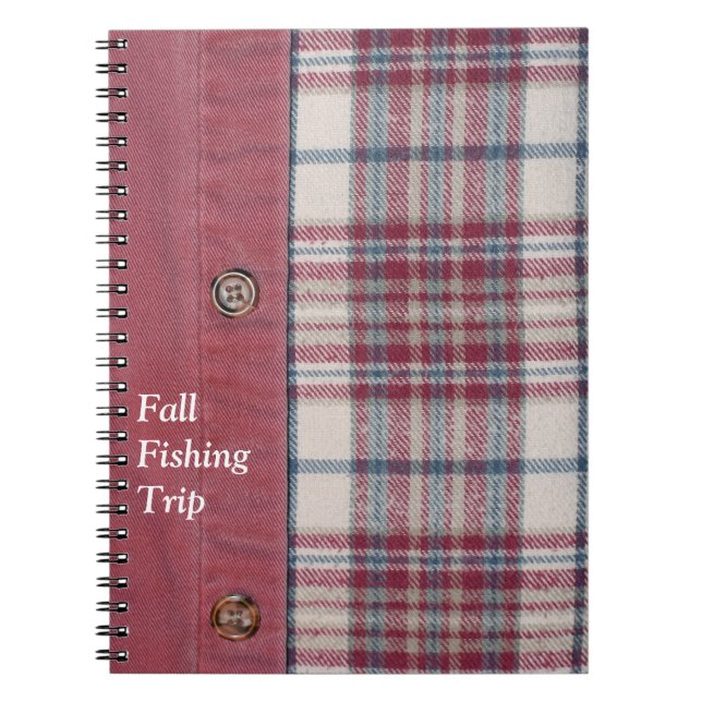 Plaid Shirt Spiral Notebook (Front)