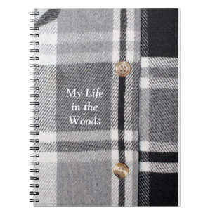 Plaid Shirt Spiral Notebook