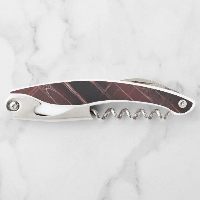 Plaid Statement Piece Corkscrew (Front)