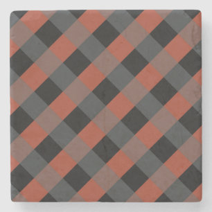 PLAID STONE COASTER