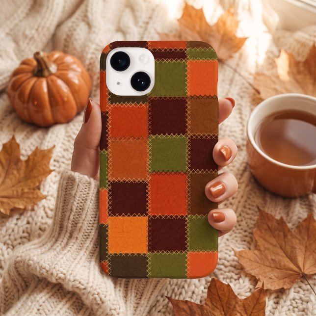 Plaid-style faux patchwork Case-Mate iPhone case (Creator Uploaded)
