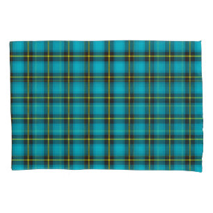 Plaid Tartan Blue Black Yellow Pattern Trendy Pillowcase