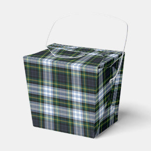 Plaid Tartan Clan Gordon White Green Classic Favour Box