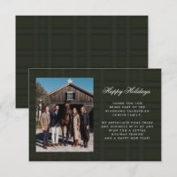 Plaid Tartan Equestrian Barn Ranch Business