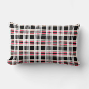 Plaid , tartan lumbar cushion
