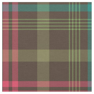 Plaid tartan pattern fabric