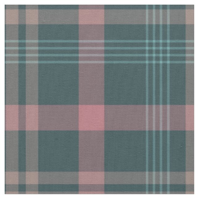 Plaid tartan pattern fabric (Close Up)