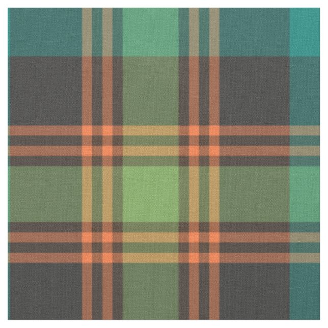 Plaid tartan pattern fabric (Close Up)