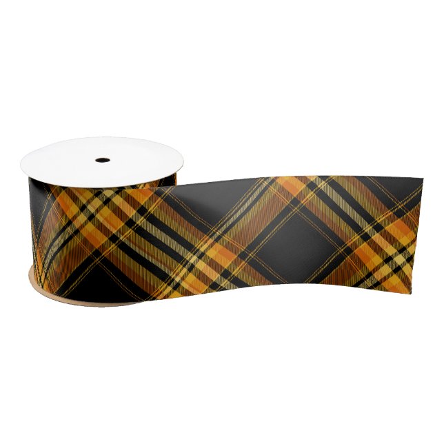 Plaid Tartan Satin Ribbon (Spool)