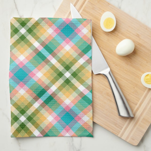 Plaid Tea Towel (Quarter Fold)