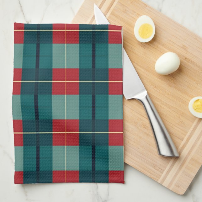 Plaid Tea Towel (Quarter Fold)