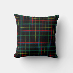 Plaid Texture with Black Background-25774 Cushion