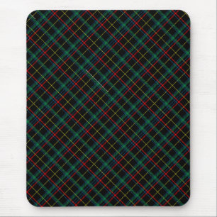 Plaid Texture with Black Background-25774 Mouse Pad